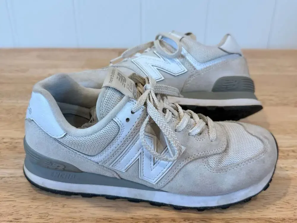 New Balance 574 Core Classic Sneakers in Nimbus Cloud/White